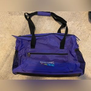 Vintage Spalding Purple Gym Bag